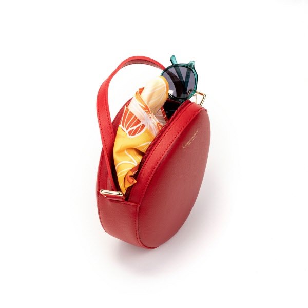 Borsa a mano Laura - rosso ciliegia