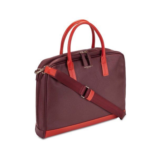 Borsa portadocumenti 15,6" Moda - rosso rubino scuro
