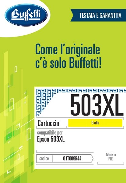 Epson Cartuccia ink jet - Compatibile 503XL C13T09R44010- Giallo - 470 pag