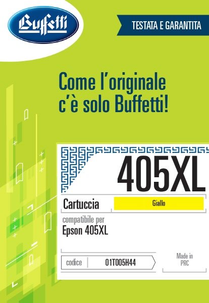Epson Cartuccia ink jet - Compatibile 405XL C13T05H44010- Giallo - 1.100 pag