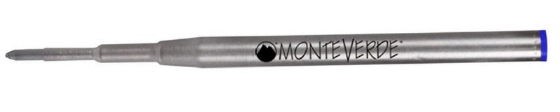 Refill per penna a sfera MontBlanc - inchiostro blu - punta Media - blister 2 pezzi