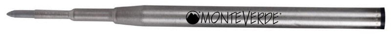 Refill per penna a sfera gel MontBlanc - inchiostro nero - punta Media - blister 2 pezzi