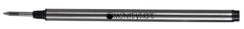 Refill per roller MontBlanc - inchiostro nero - punta Media - blister 2 pezzi
