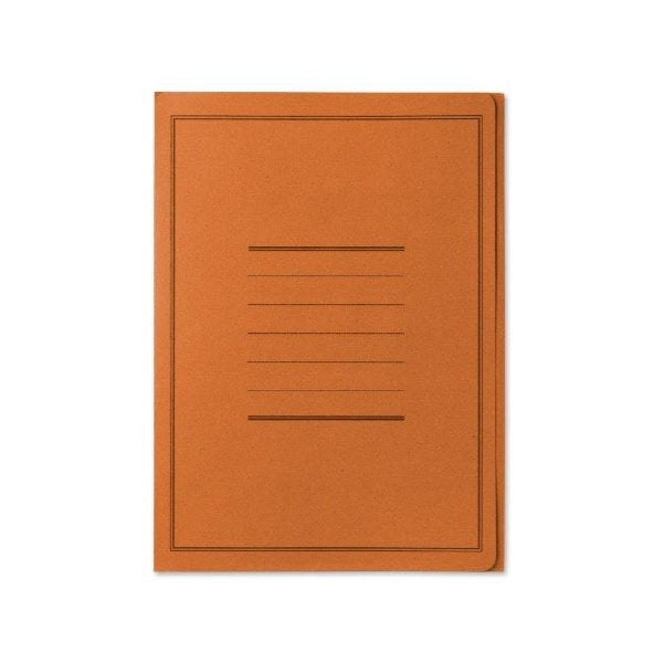 Cartelline 3 lembi Pigna - Cartoncino - 180 g - con stampa - Arancio