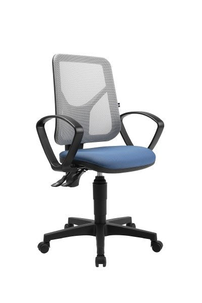 Sedia operativa Square blu