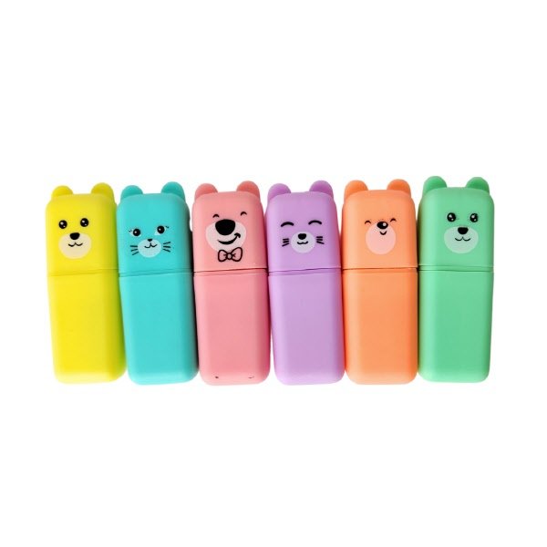 Astuccio 6 evidenziatori - Puppies