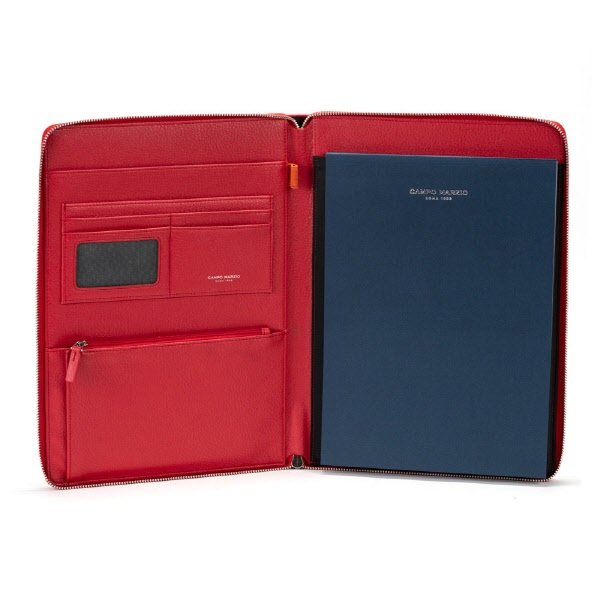 Portfolio A4 Isaac - rosso ciliegia