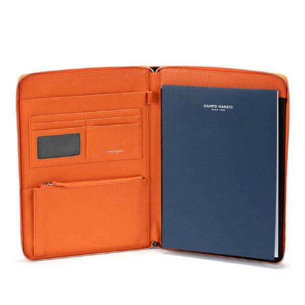 Portfolio A4 Isaac - arancione