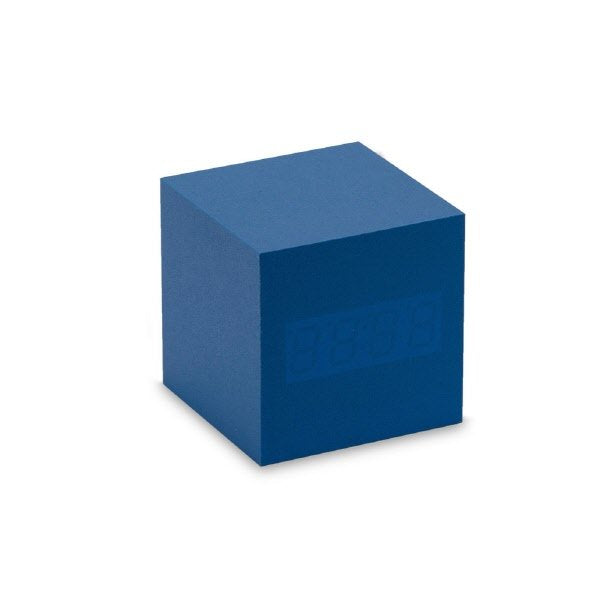 Sveglia led sound control 6,5X6,5 Cm - blu spazio