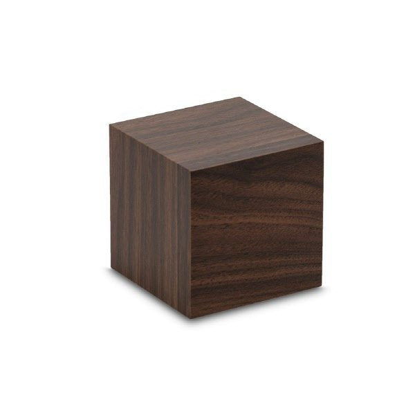 Sveglia led sound control 6,5X6,5 cm - marrone