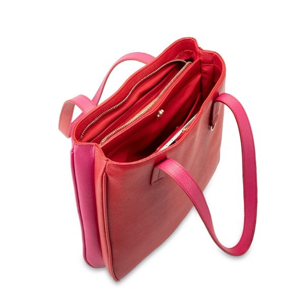 Borsa a spalla 13" Helena - rosso ciliegia