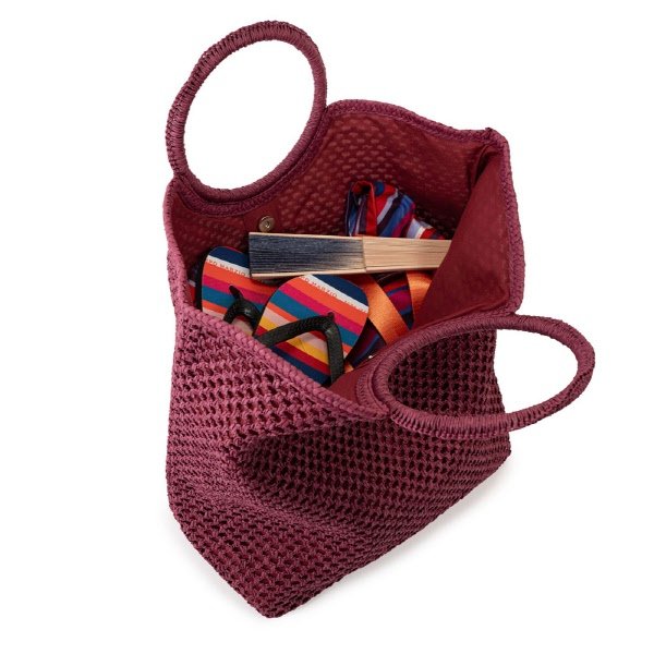 Borsa a mano Melody - rosso vino