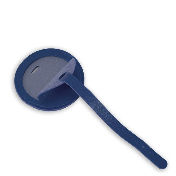 Porta etichetta rotondo Eugene - blu oceano