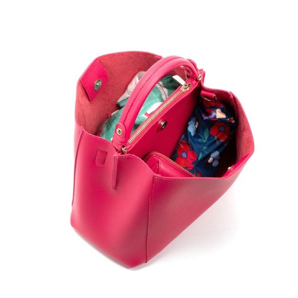 Borsa a mano Calypso - fucsia