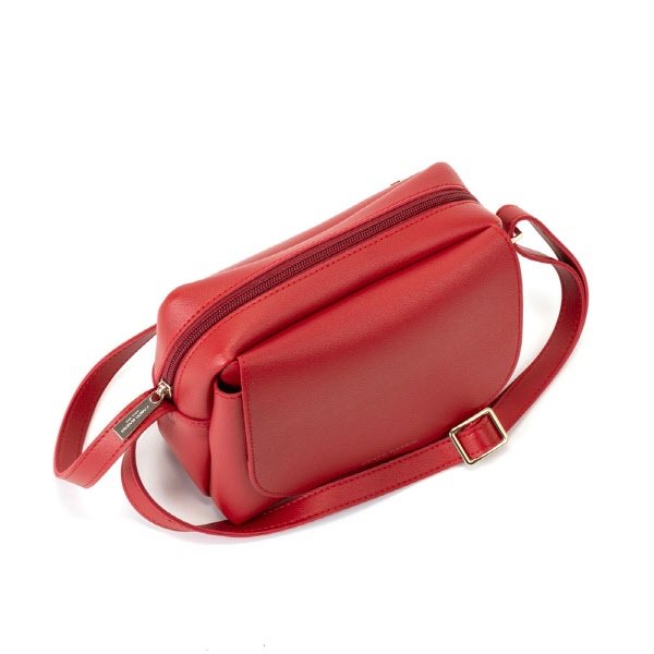 Camera bag Adele - rosso ciliegia