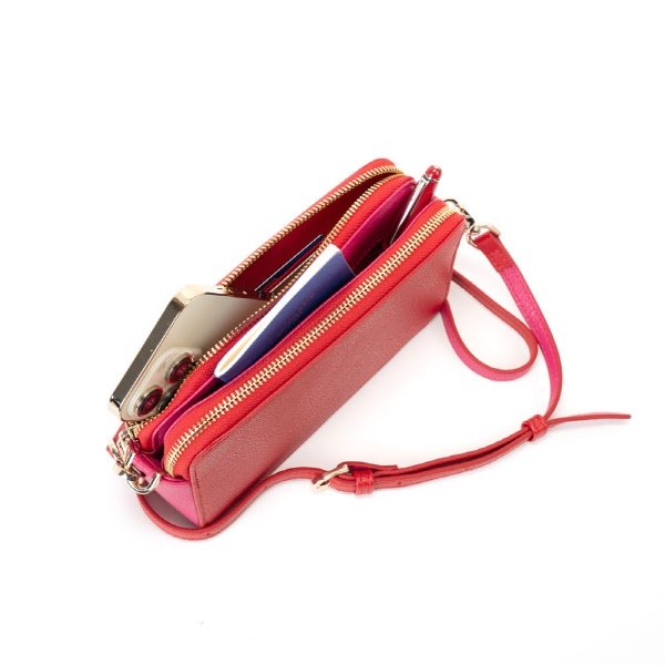 Mini borsa Chloe - rosso ciliegia