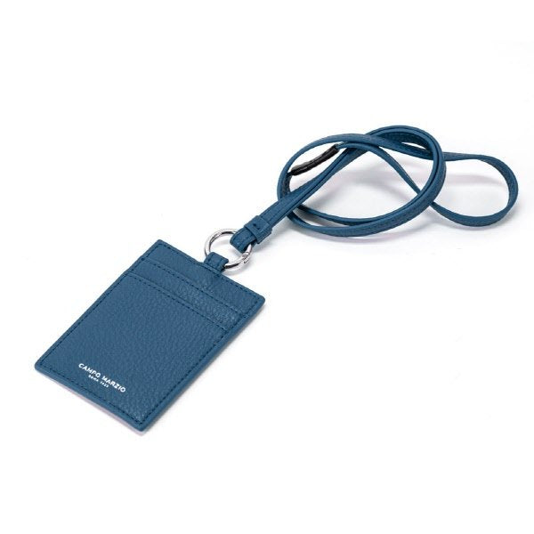 Porta badge Zurich - blu lapis