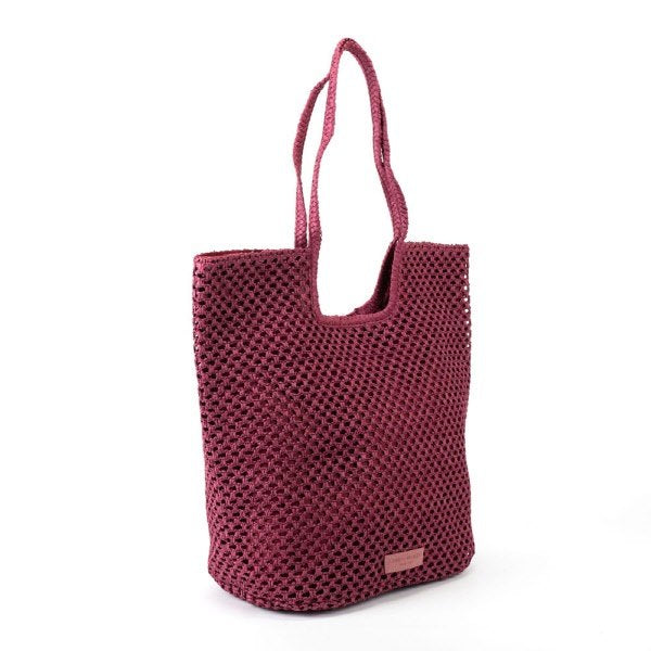 Borsa tote Ariel - rosso vino