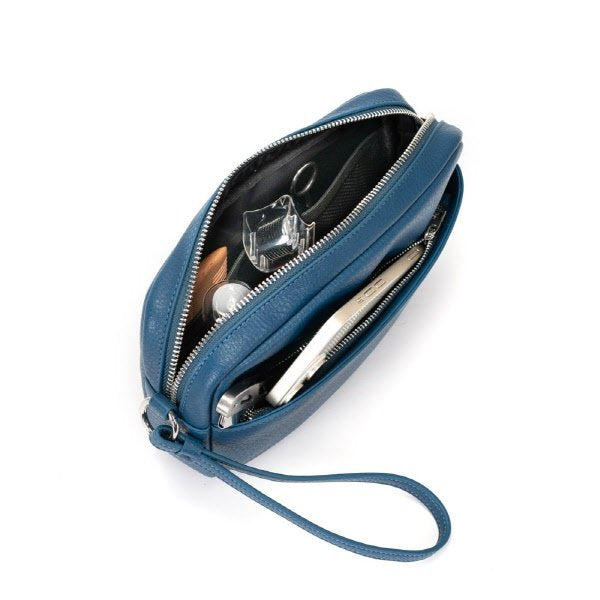 Pochette Taipei - blu lapis