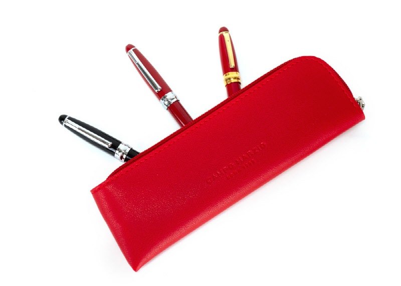 Astuccio Harrison - rosso ciliegia