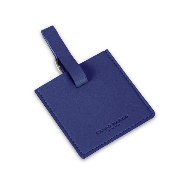 Porta etichetta quadrato Dennis - blu oceano