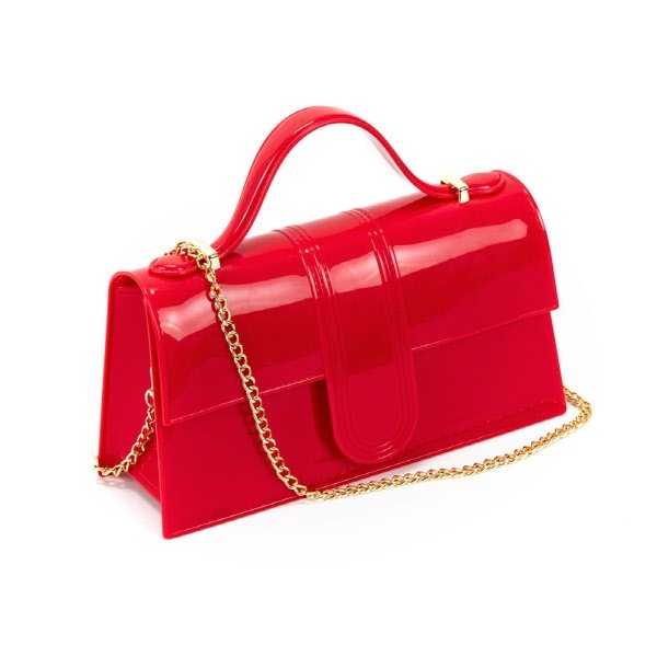Borsa a mano Ginny - rosso ciliegia