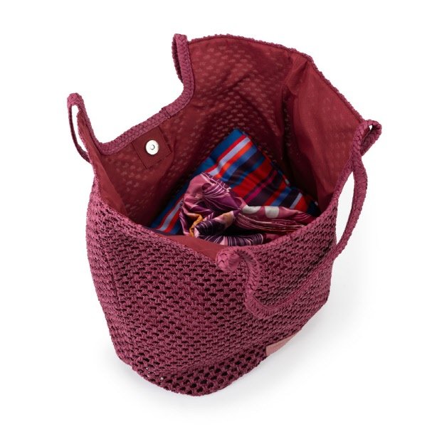 Borsa tote Ariel - rosso vino