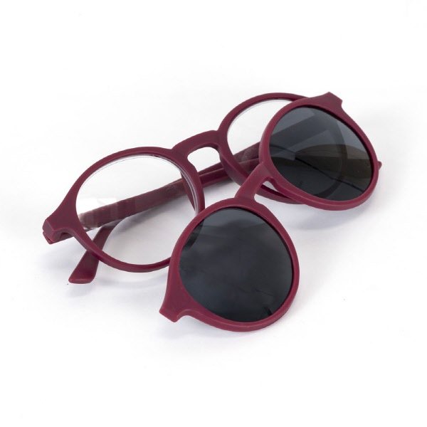 Occhiali da lettura clip on Galileo 1.5 - bordeaux