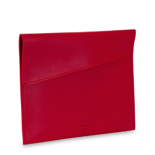 Porta libretto auto May - rosso ciliegia