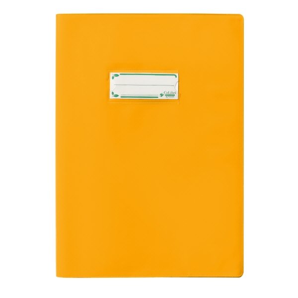 Copertina per quaderni - polietilene bio based laccato - 30x21 cm - alto spessore - giallo