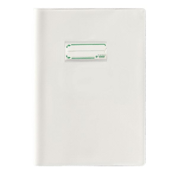 Copertina per quaderni - polietilene bio based laccato - 30x21 cm - alto spessore - bianco