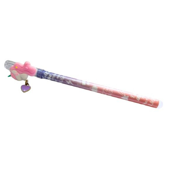 Penna gel cancellabile Unicorno - tratto fine - colore blu