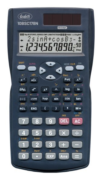 Calcolatrice scientifica BSC178N - 10 + 2 digit - 240 funzioni