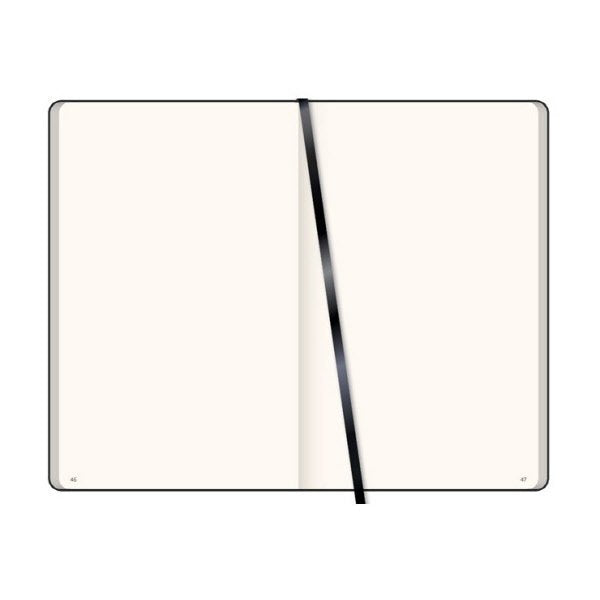 Notes senza rigatura  - f.to 19x25 - carta avorio - nero