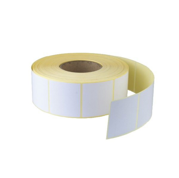 Rotolo 750 etichette removibili in carta termica - 25x25 mm - Multiuso. Compatibili stampante LP e Dymo LW450