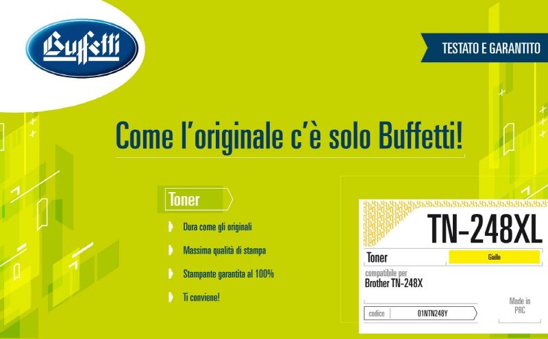Brother Toner - Compatibile TN-248X - Giallo- 2.300 pag