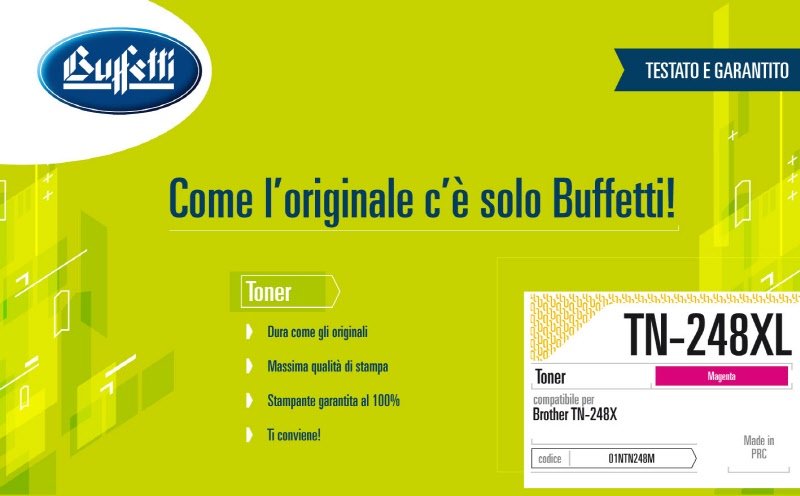 Brother Toner - Compatibile TN-248X - Magenta- 2.300 pag