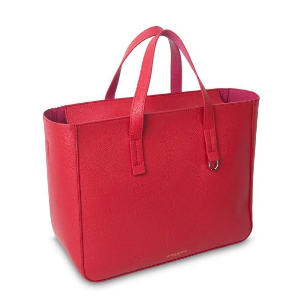 Borsa a mano Ashley - rosso ciliegia