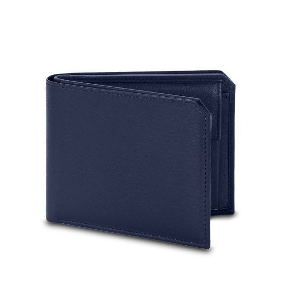 Portafoglio 4 carte Robin - blu oceano