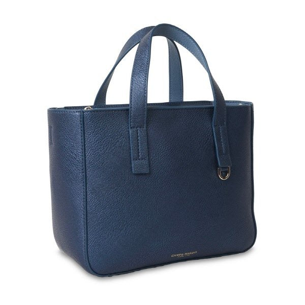 Borsa a mano Karina - blu metallizzato