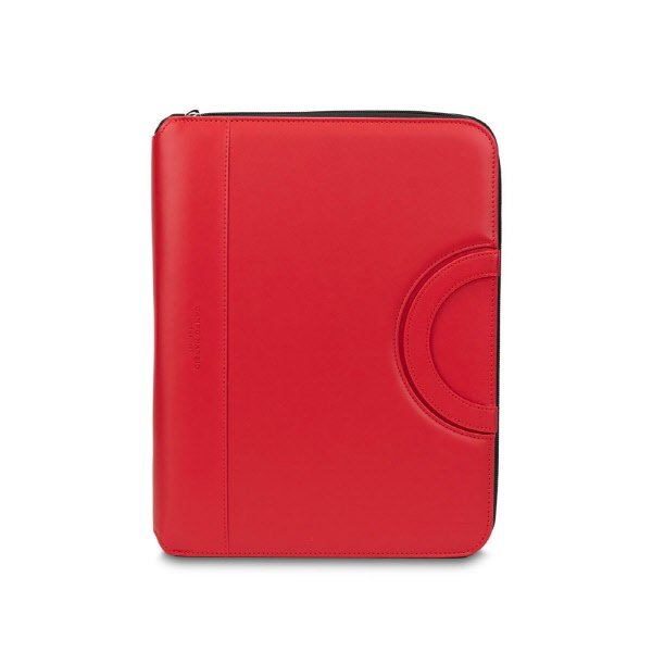 Portablocco A4 Kurt - rosso ciliegia
