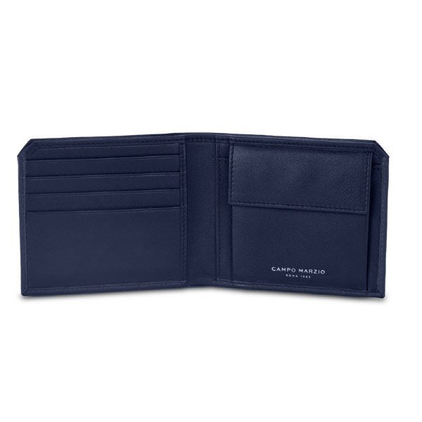Portafoglio 4 carte Robin - blu oceano