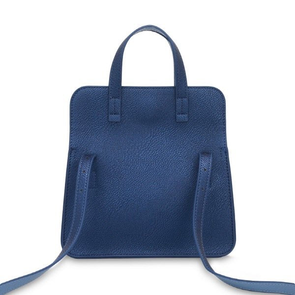 Borsa a mano Greta - blu metallizzato