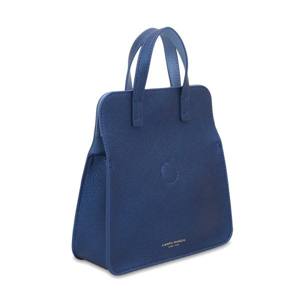 Borsa a mano Greta - blu metallizzato