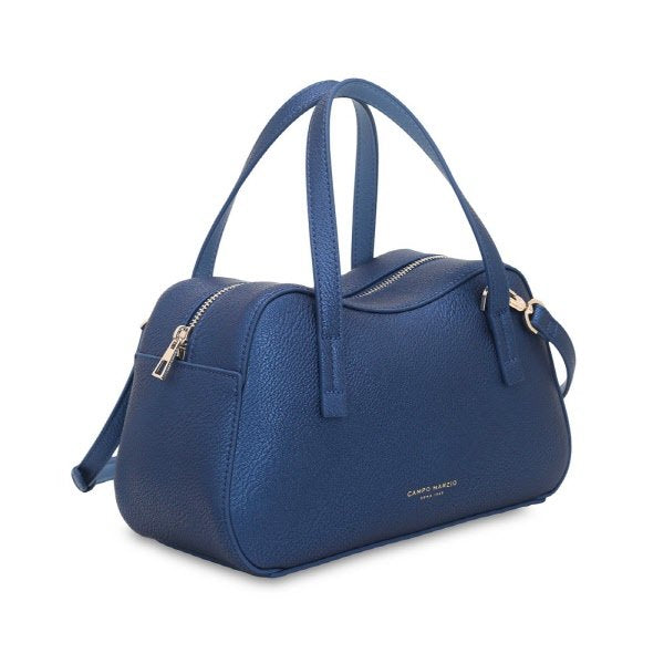 Borsa bauletto Brooke - blu metallizzato