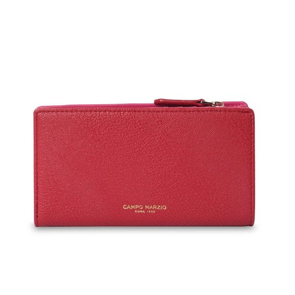 Portafoglio Eva - rosso ciliegia