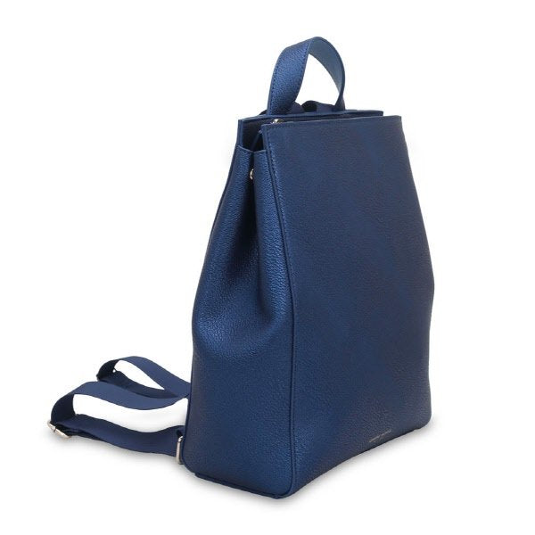 Zaino Mila - blu metallizzato