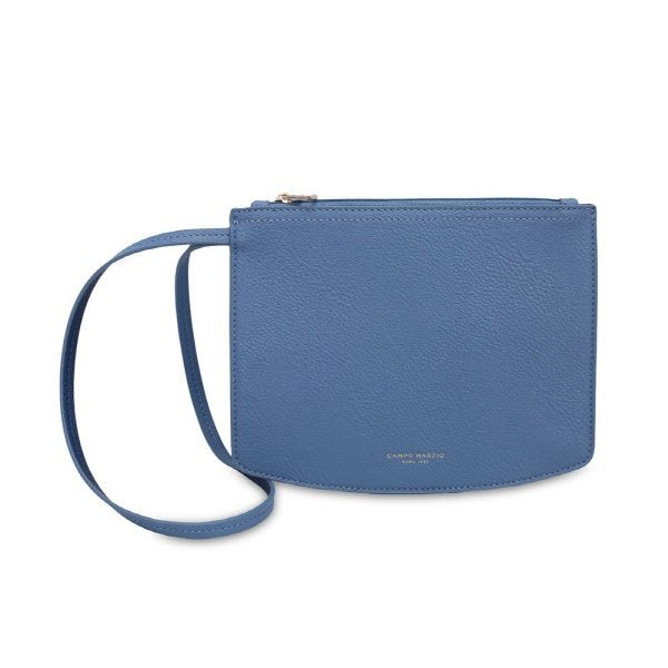 Borsa Tote Reversibile - blu metallizzato