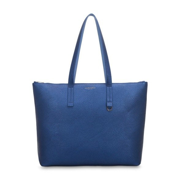 Borsa shopping 13" Winona - blu metallizzato