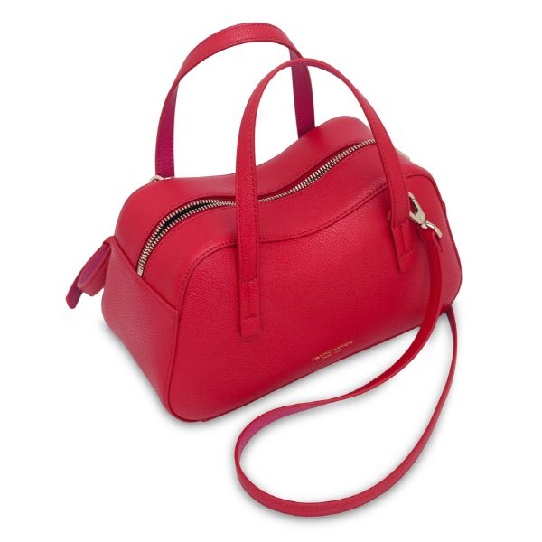 Borsa bauletto Brooke - rosso ciliegia